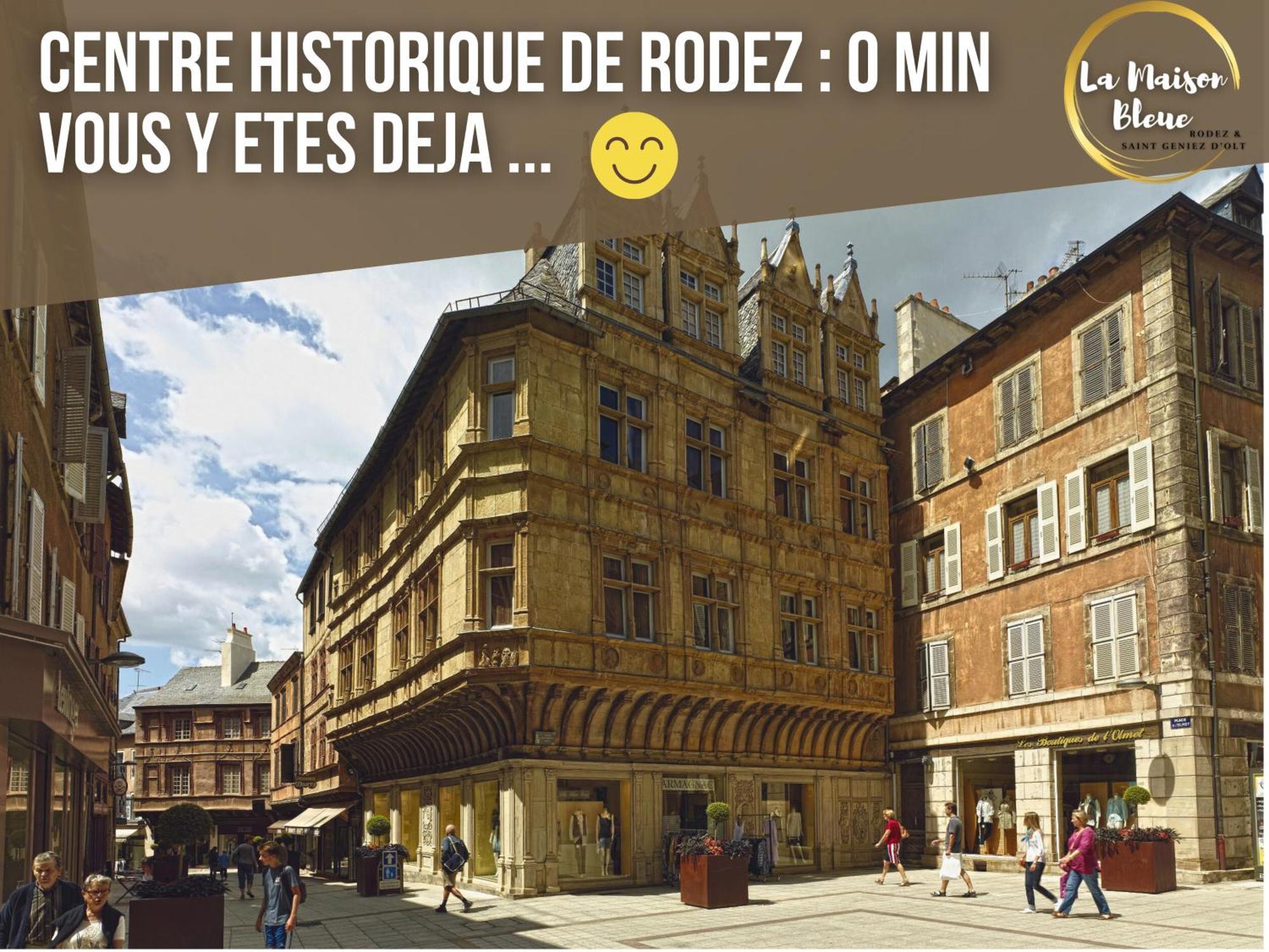 La Maison Bleue, Suite Rodez Eksteriør billede